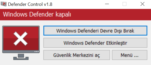 Windows Defender, devre dışı bırakma, Windows 10, anti-virüs, güvenlik