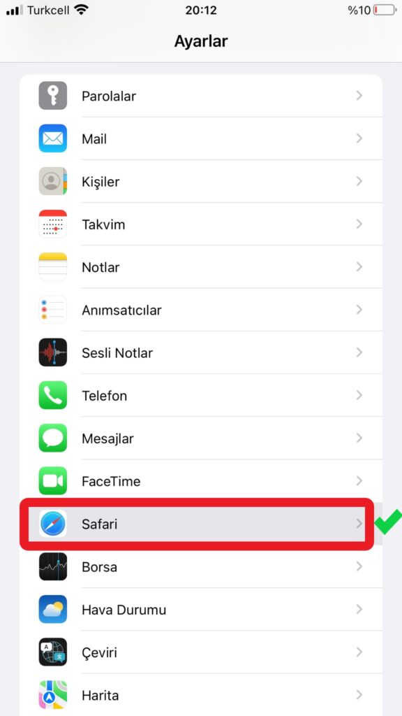 iPhone, güncelleme, Safari, siyah ekran, video, ses, çözüm.